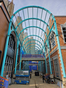 인천검단 RC4BL 금강펜테리움 외부 철골공사 현장사진